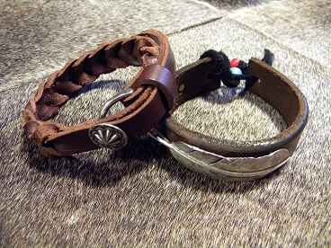 Leather Bracelet × 950 Silver by LARRY-SMITH Jr.BLOG2 スリーエイト ...